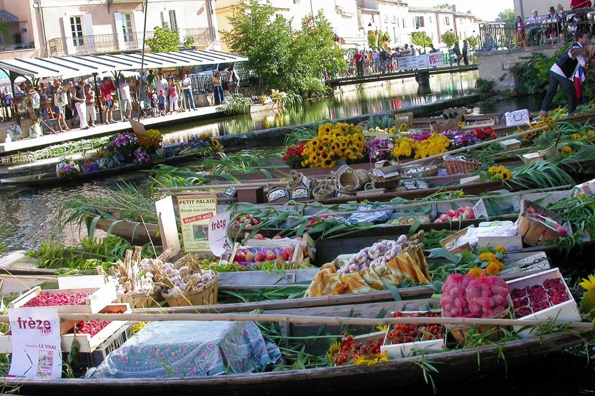 Gite De L'Olivier, Classe, Climatise, Jardin Avec Parking Gratuit Devant Le Logement Et A 5 Minutes Du Centre-Ville A Pied LʼIsle-sur-la-Sorgue Dış mekan fotoğraf